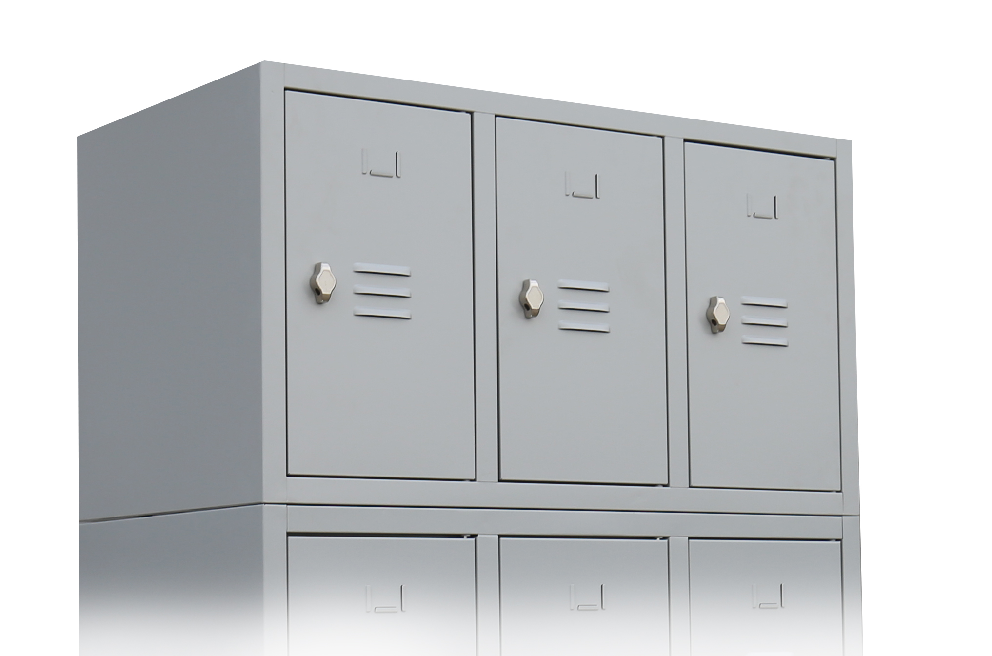 Aufsatzschrank - 3 Abteile - 500x885x500 mm (HxBxT)