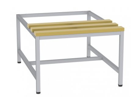 Untergestell Spind / Schrank - Sitzbank aus Holz - 300mm