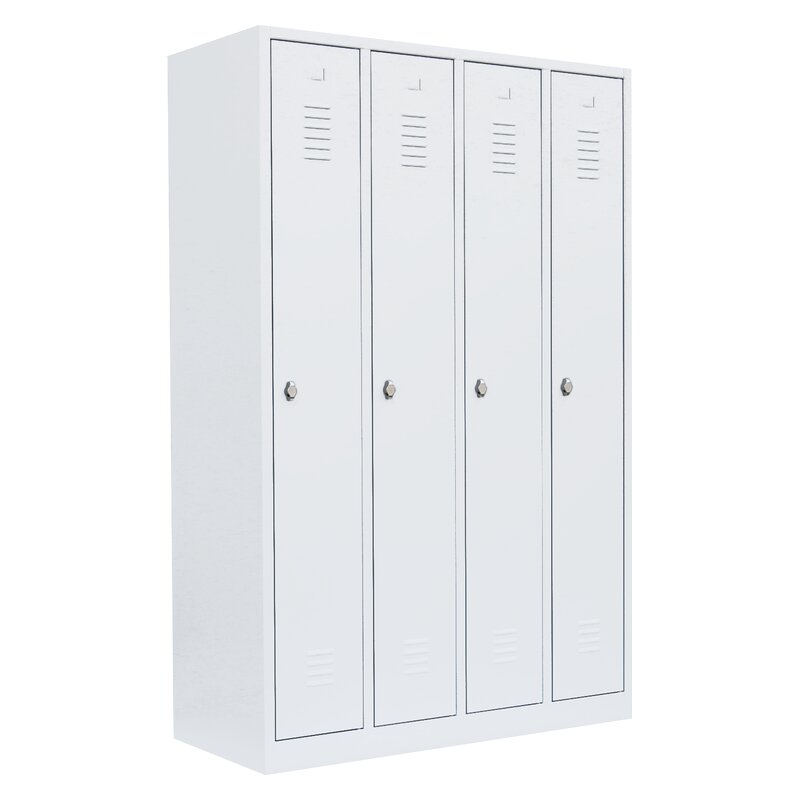 Spind - 4 Abteile - 1800x1170x500 mm (HxBxT)