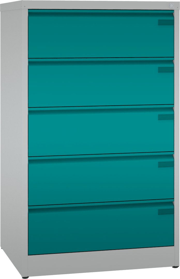 Hängeregister mit 5 Schubladen -A5 1292 x 775 x 633 mm (HxBxT)