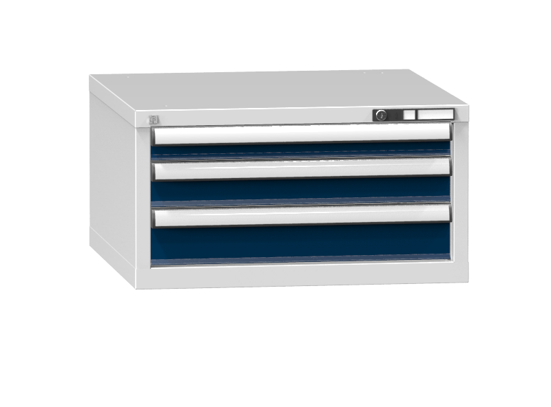 Schubladenschrank - Standcontainer  -1+1+1 Schublade - 390x731x753 mm (HxBxT)