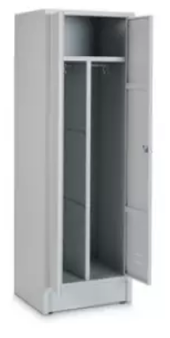 Metallspind - 1800x600x500mm - mit Hutboden und Kleiderstange