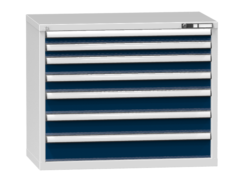 Schubladenschrank - Standcontainer  -  2+2+2+1 Schublade - 840x1037x600 mm (HxBxT)