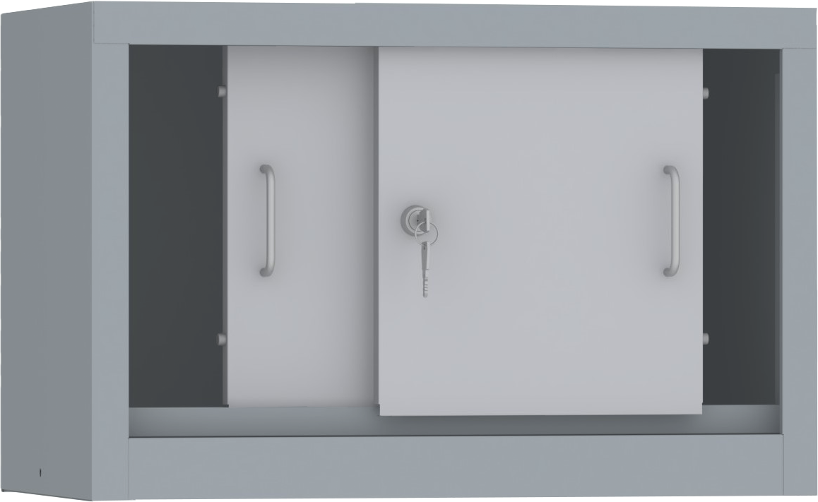 Aufsatzschrank mit Schiebetüren