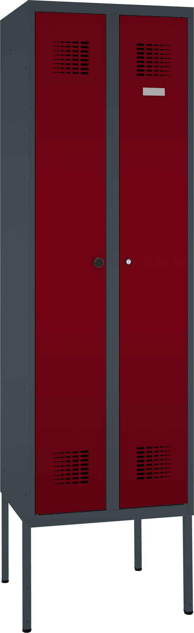 Doppelspind - 2 Abteile - Kleiderstange links/ rechts