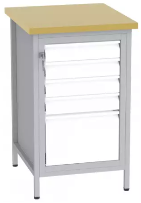 Bohrmaschinentisch - 1 + 4 Schubladen - 880x550x600 mm (HxBxT)