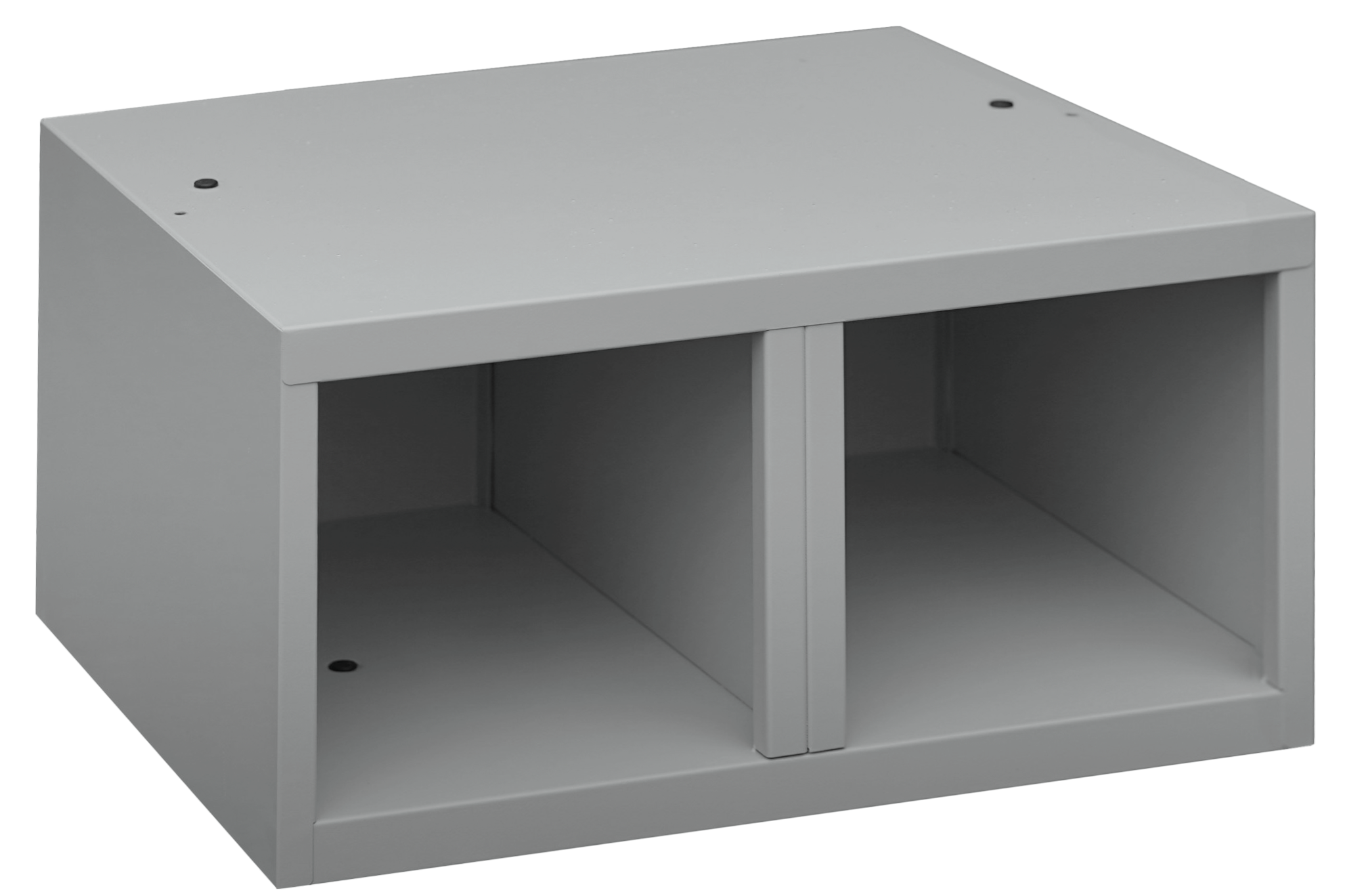 Offene Schuhfächer ohne Türen 2 Fächer 390 x 600 x 500 mm (HxBxT)