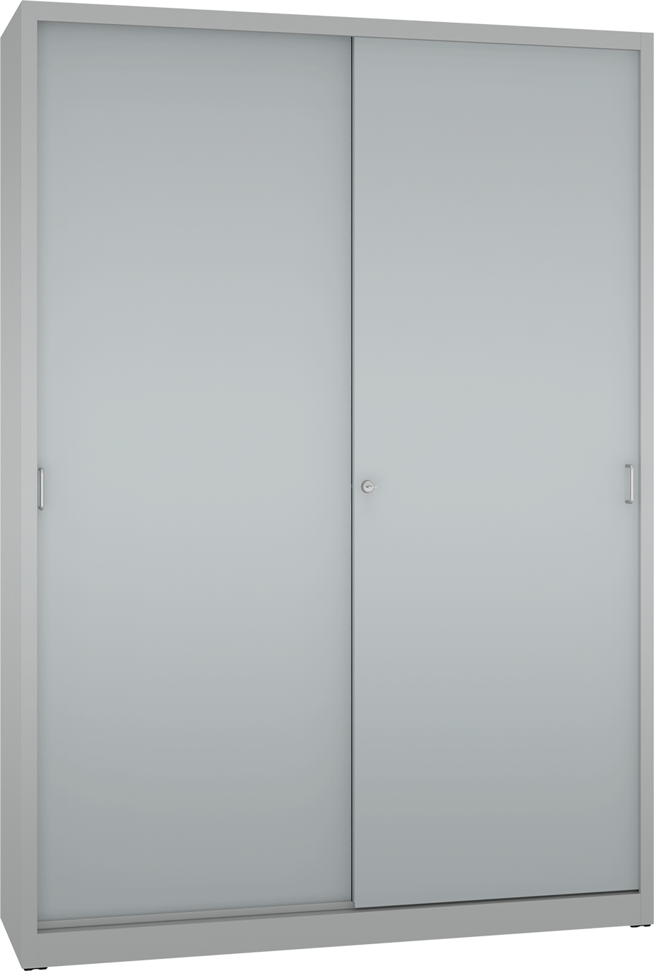 Schiebetürenschrank - 4 Einlegeböden - 1950x1200x400 mm  (HxBxT)