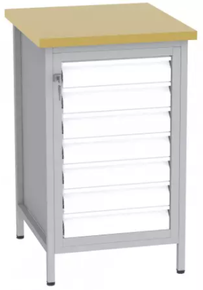 Bohrmaschinentisch - 7 Schubladen - 880x550x600 mm (HxBxT)