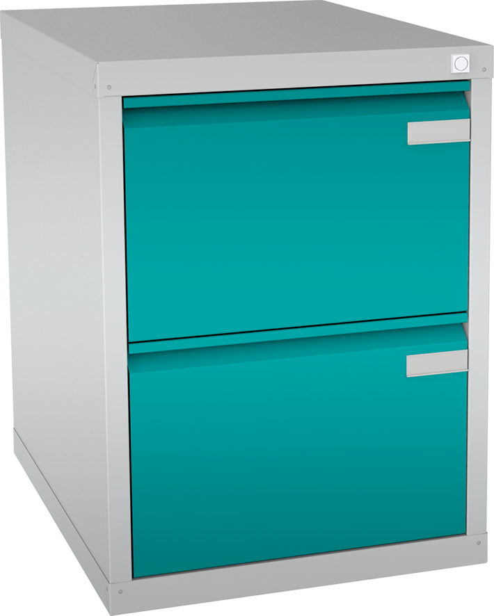 Hängeregister mit 2 Schubladen - A4  721 x 482 x 633 mm (HxBxT)