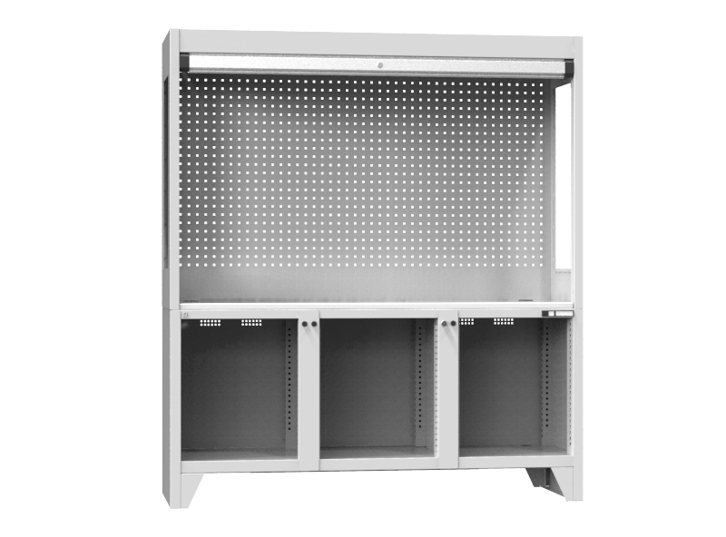 Prüfarbeitsplatz - MS - KORPUS - 2030x1800x600 mm (HxBxT)