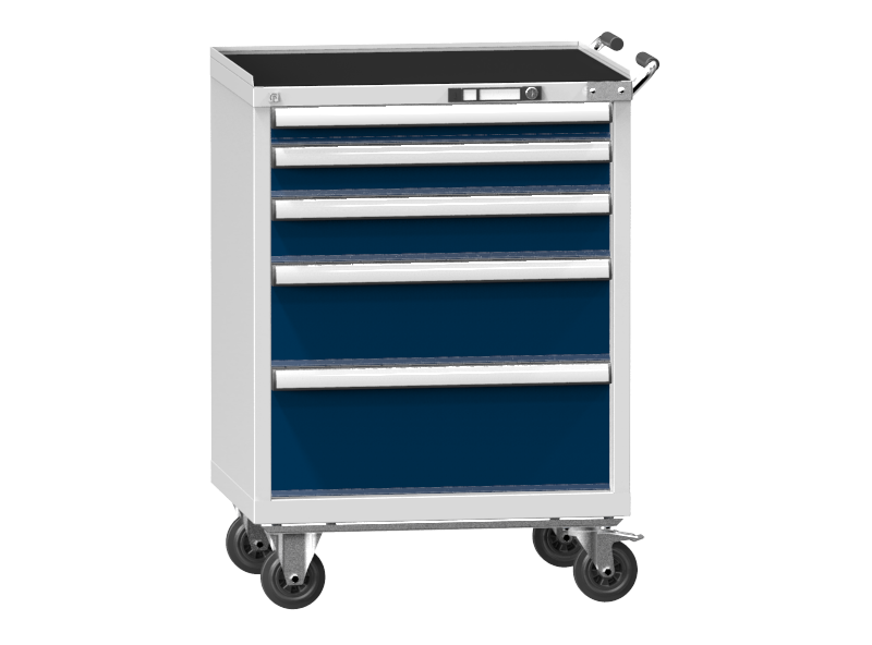 Mobile Container - Rollcontainer  - 1+1+1+1 Schublade - 1060x731x600 mm (HxBxT)