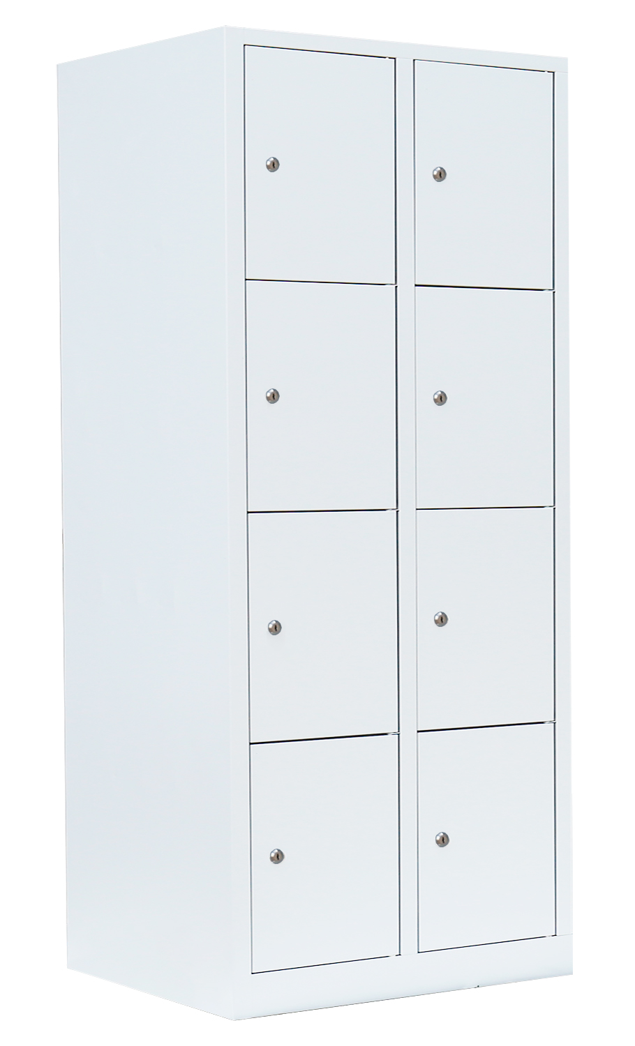Schließfachschrank - 2 Abteile - 8 Fächer - 1800x800x500 mm (HxBxT)