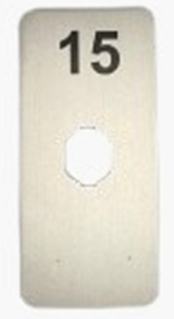 Sicherungsplatte für Drehriegelverschluss