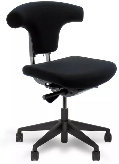 Bürodrehstuhl T-Bone - gepolstert - Kunststofffußkreuz