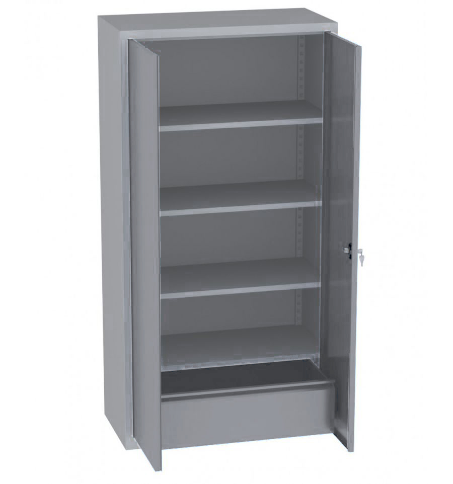 Werkzeugschrank - 3 Einlegeböden/ 1 Schublade - 1950x1000x500 mm (HxBxT)