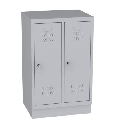 Spind - 2 Abteile - Kindergartenschrank -  978x610x480 mm (HxBxT)